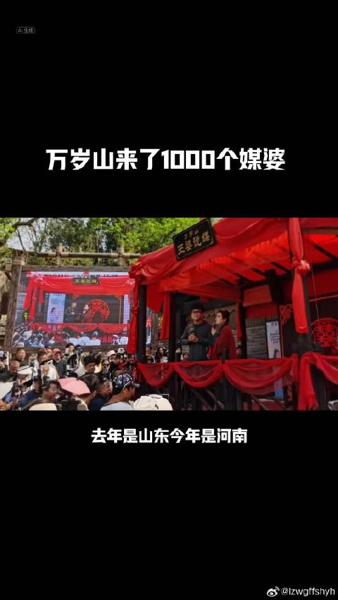 河南万岁山举办全国媒婆大赛吸引千人参与