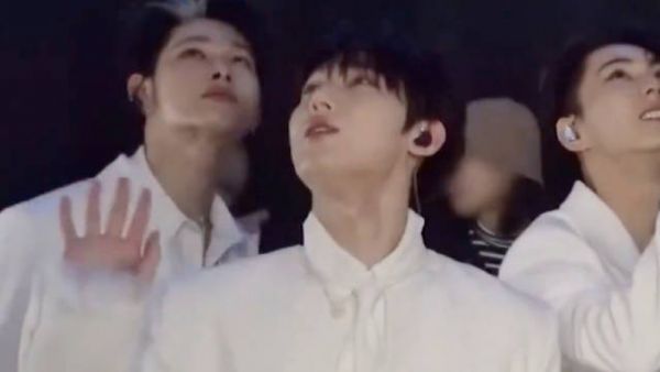 金善禹SBS候场与粉丝亲切互动