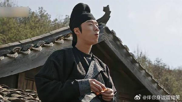 射雁坐房顶吃东西，碎渣掉穿鱼一身，一对活宝