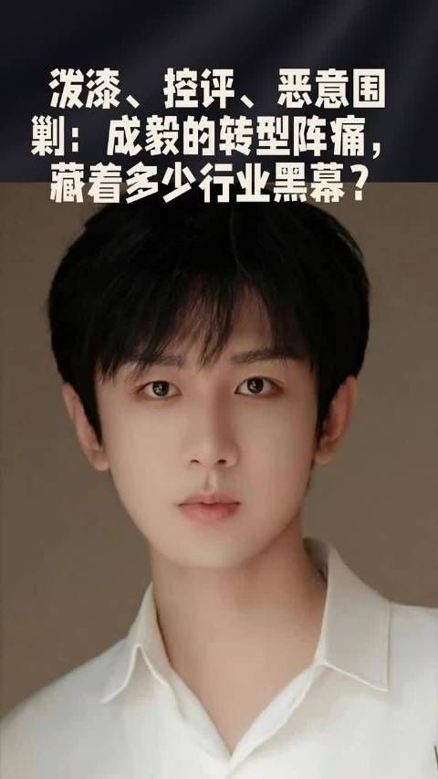 成毅遭泼漆控评，揭露行业转型阵痛