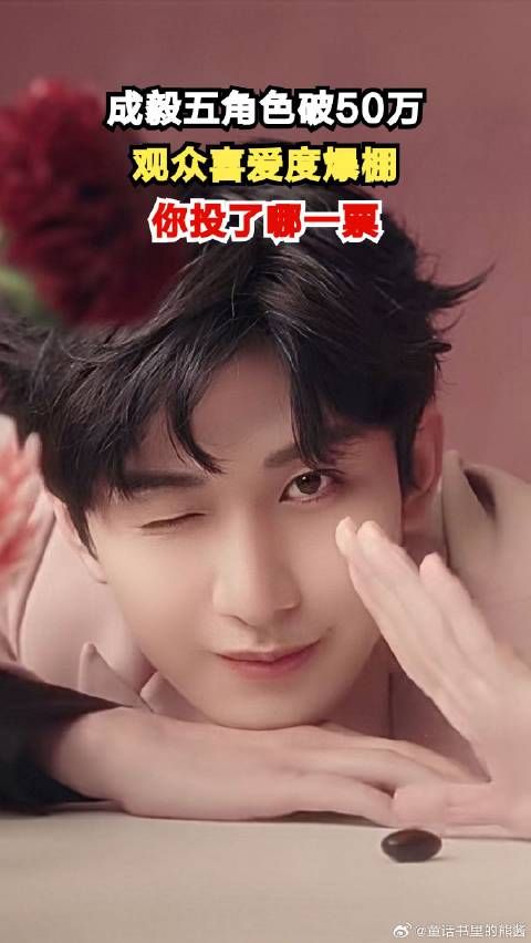 成毅五角色喜爱值齐破50万，哪个角色最让你心动？快来PK！