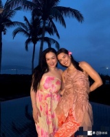 钟丽缇大女儿来北京！夫妻二人一起接机，后爸张伦硕细节获赞