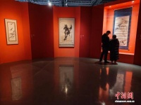 80件徐悲鸿、齐白石、张大千作品集中展出 呈现大师间友谊