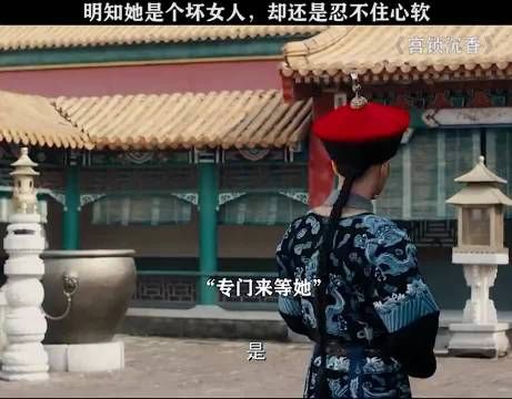 宫锁沉香 这才是真的喜欢吧，明明知道她是坏女人，但是仍旧控制不住的心软