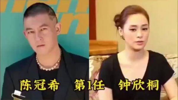 陈冠希的历任女朋友谁才是你的意难平