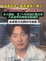 海来阿木凭《嘉禾望岗》爆火，可我总觉得，他这波火不长久