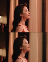 刘亦菲一袭红衣明艳惹眼 肤白发黑尽显清纯貌美