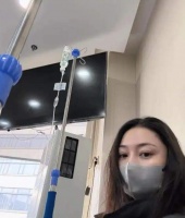 38岁张馨予医院打吊水！自曝体重降到100斤体质变差，两个月烧了3次