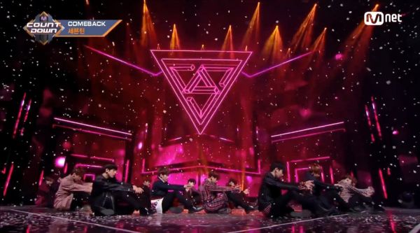 八年前的今天(180208)，SEVENTEEN 带来《THANKS》的回归舞台