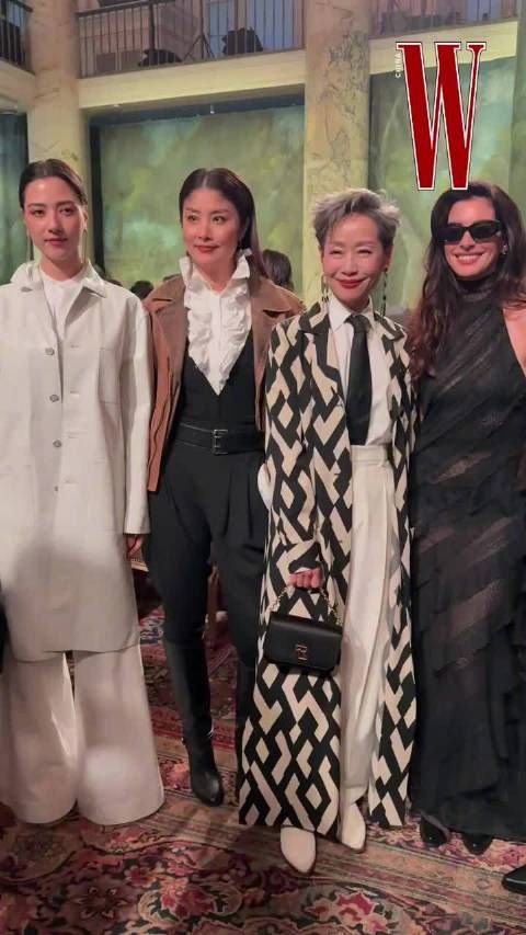 叶童、安妮·海瑟薇、陈慧琳、娜然活动同框