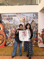 泼墨俄使馆，国礼赠牡丹！画家张国锐2026丙午新春文化雅集之行