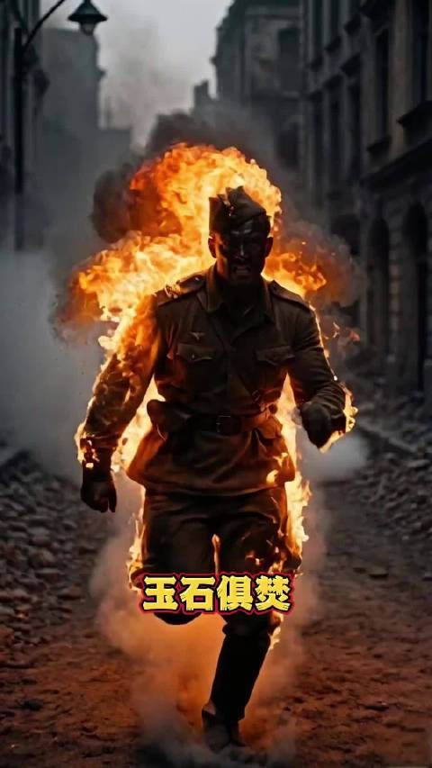 他烧成了灰烬，却挡住了敌人的进攻