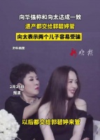 向华强向太决定遗产交郭碧婷管理，称两子易受骗