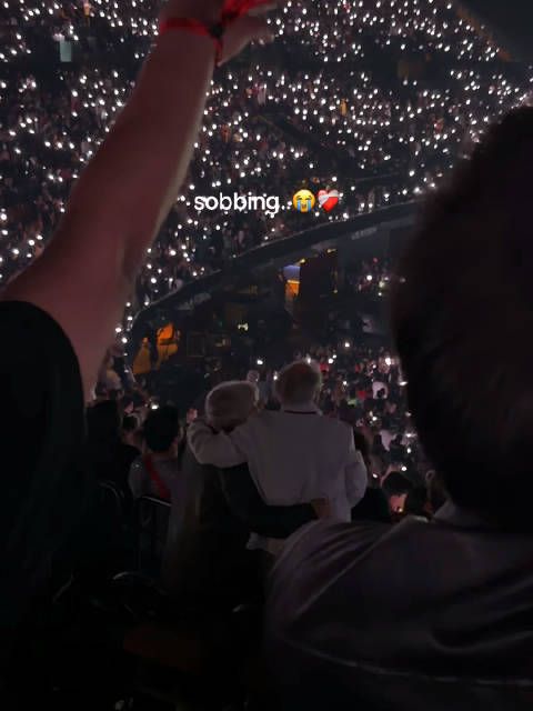 太动人了~~一对老夫老妻在洛杉矶演唱会跟着Vanish