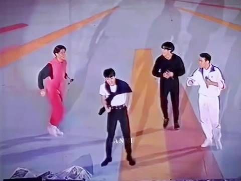 92年四大天王首次同台演出，当时好像黎明最受欢迎吧