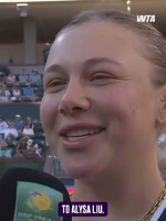 阿尼西莫娃赛后表白刘美贤：她是我的榜样