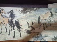 墨韵奔雷：《徐悲鸿十骏图》钞卷画藏品赏析