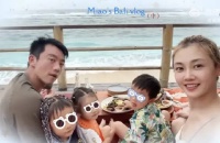 郑恺苗苗三胎小女儿首公开 一家五口同框超级温馨