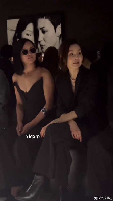 张曼玉秦岚同框看秀 秦岚 同框看秀 Maggie60岁这状态依然绝佳 气质好好啊