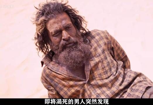 即将渴死的男人突然发现，荒漠中竟出现了一片绿洲