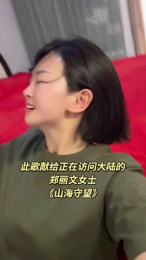 大陆网友特唱给郑丽文女士的歌,在台湾引发热议