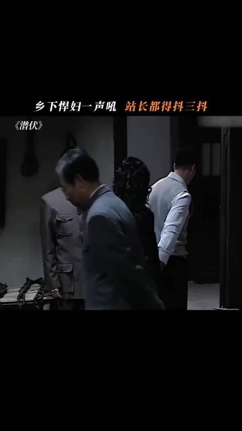 乡下女人一声吼,城府再深的站长也得心头一颤,潜伏 姚晨 冯恩鹤
