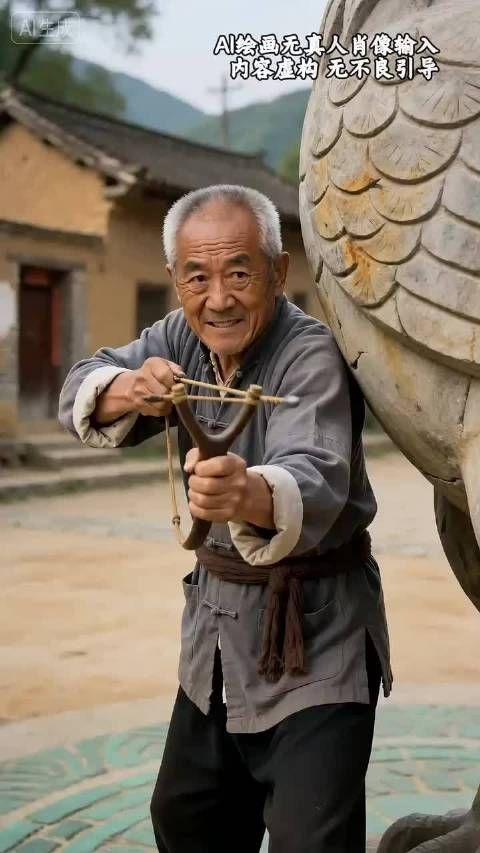 老爷子太厉害了惊险一幕