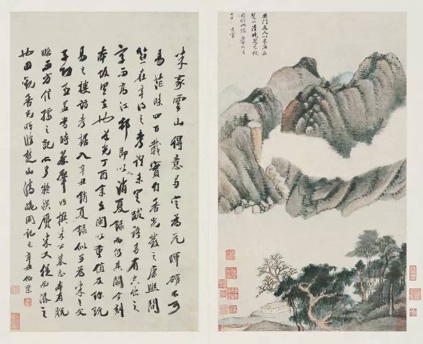 4董其昌《秋兴八景图册》, 刘靖基捐赠上海博物馆.jpg