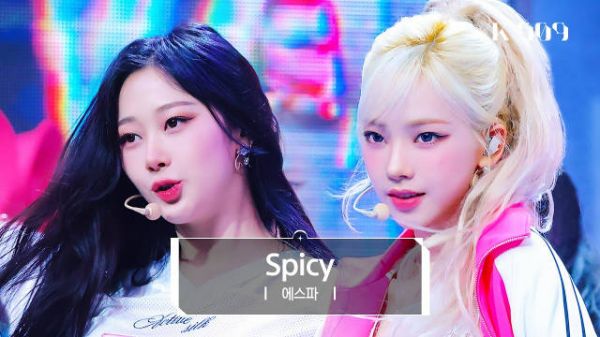 三年前的今天(230513)，aespa - Spicy @ JTBC K-909