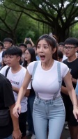 逃离现场的瞬间，心砰砰直跳！