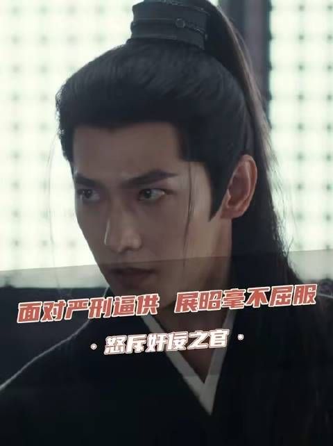悲愤如潮涌，展昭一掌震裂“明镜高照”匾额