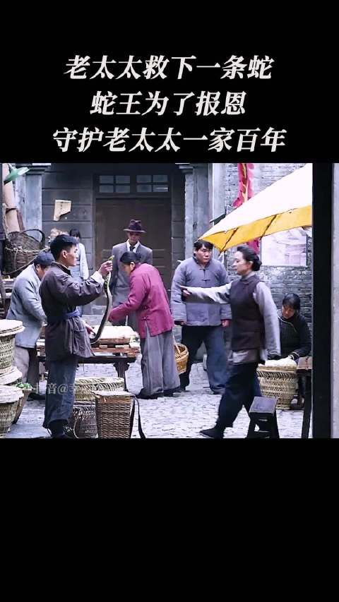 老太太救下一条蛇 蛇王为了报恩 守护老太太一家百年 ！