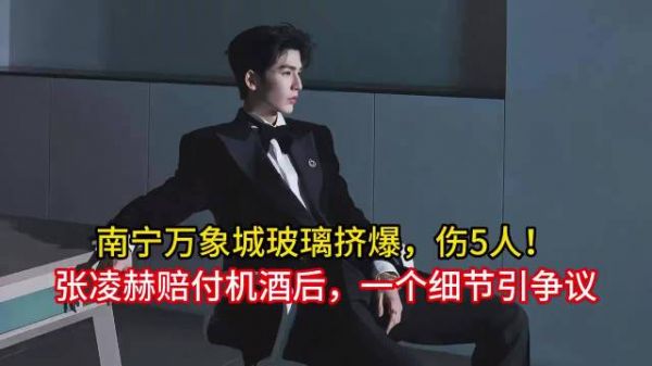 南宁万象城玻璃挤爆致5伤,张凌赫赔付细节引争议