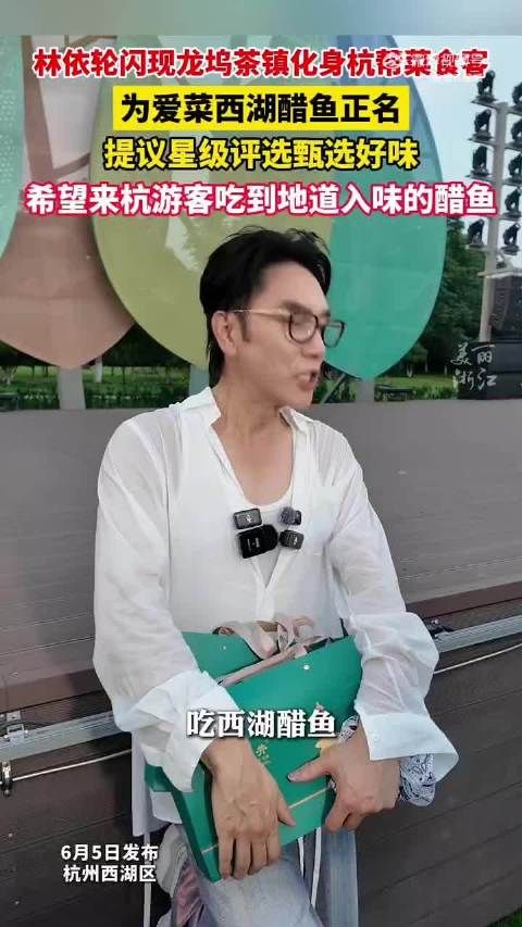 林依轮建议为西湖醋鱼分级