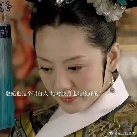 “敬妃是个明白人，可再明白的人也禁不住一个情字”