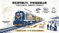 湾区班列破2万，开放强音越山海