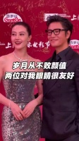 高圆圆陈坤上影节合体男帅女美