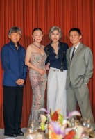 刘嘉玲梁朝伟与林子祥叶倩文夫妇同框