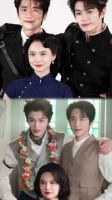 张新成丁禹兮姜珮瑶还原南部档案师徒合影