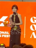 田曦薇中英双语发表获奖感言，田曦薇今天好美啊，甜美性感，恭喜田曦薇