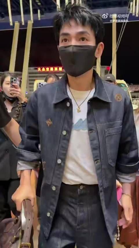 朱一龙启程巴黎时装周，LV代言人牛仔造型清爽亮相