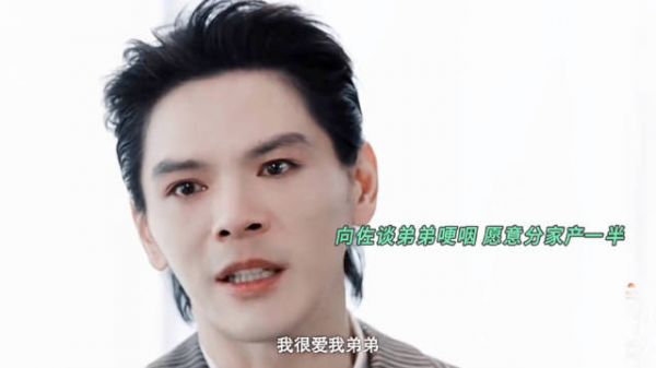 向佐受访谈弟弟向佑，哽咽自责父母偏心