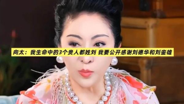 向太：感谢刘德华和刘銮雄，我生命中的贵人！
