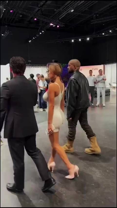 侃爷和妻子比安卡 艺术圈 bianca Kanye