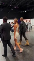 侃爷和妻子比安卡 艺术圈 bianca Kanye