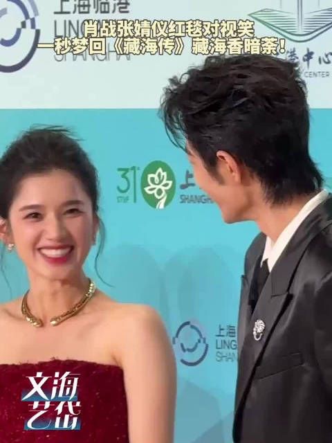 肖战张婧仪红毯对笑
