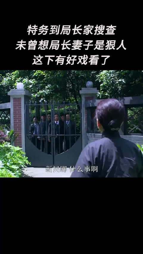 特务到局长家搜查未曾想局长妻子是狠人这下有好戏看了
