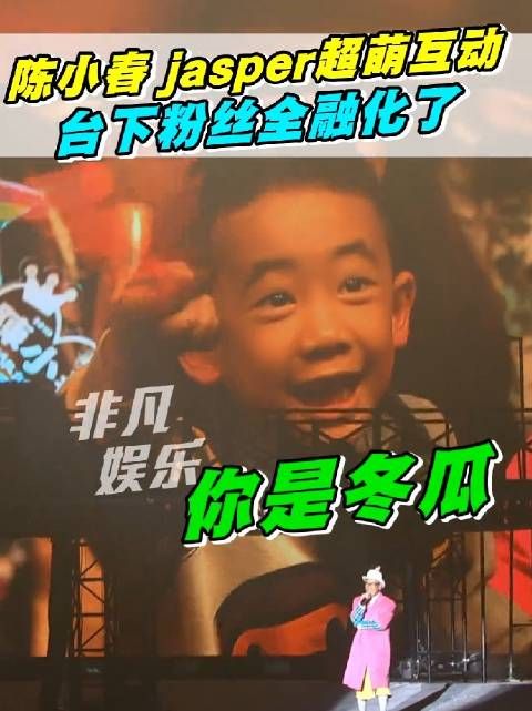陈小春jasper超萌互动，台下粉丝全融化