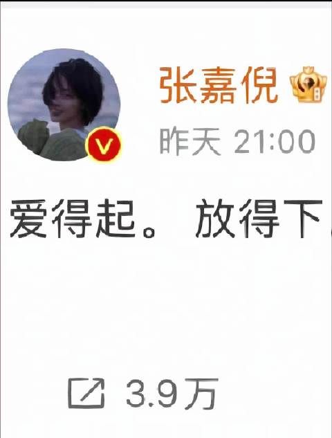 张嘉倪离婚后专注事业，前夫买超频蹭流量引对比