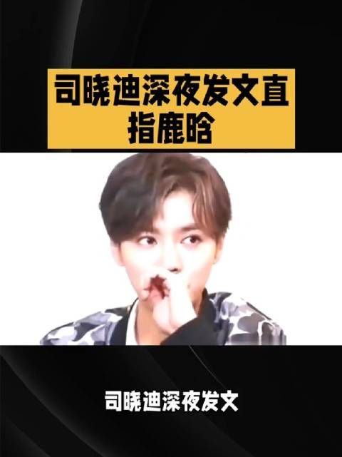 司晓迪碰瓷鹿晗造谣反转，拒绝网络造谣理性吃瓜